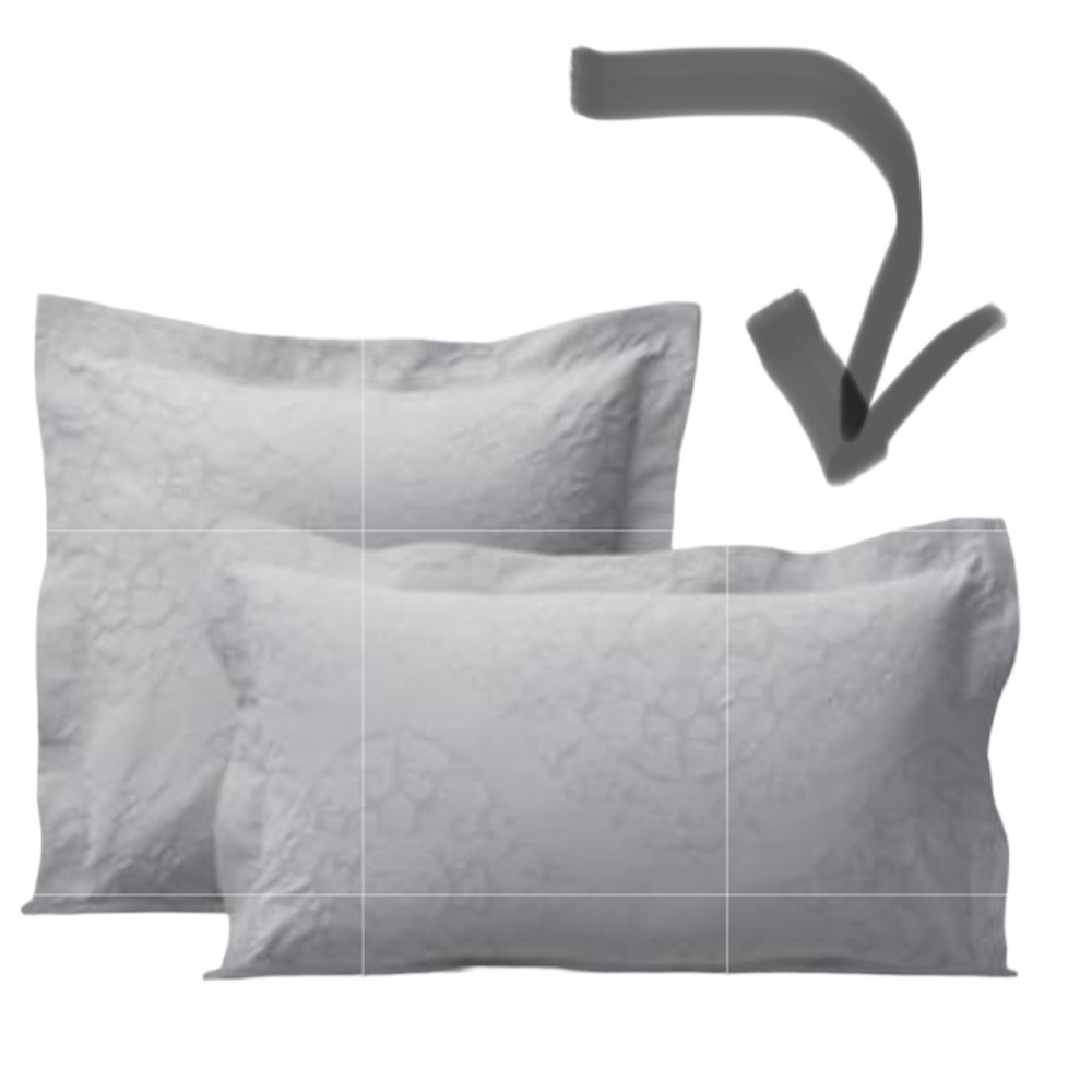 Frontgate Resort Medallion king sham in fog